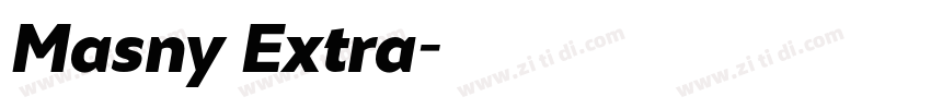 Masny Extra字体转换 Masny Extra字体转换
